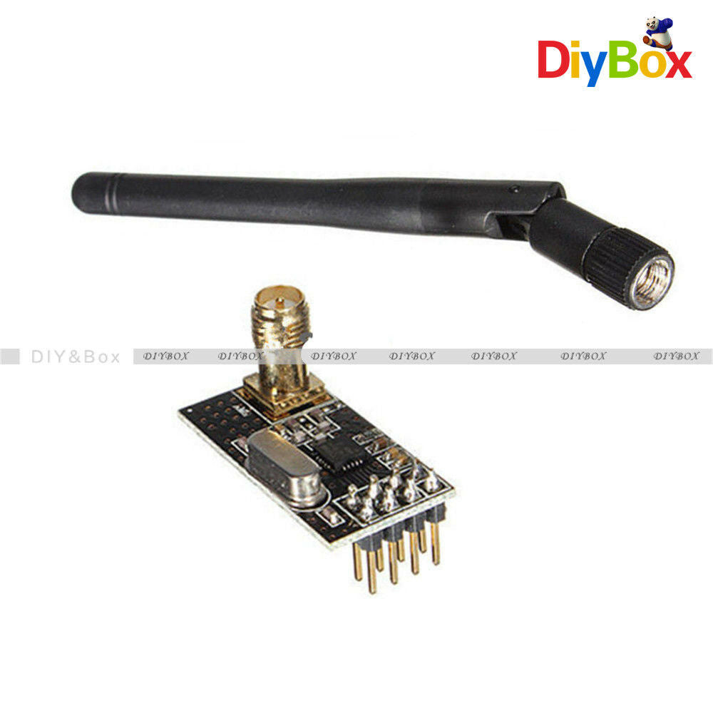 NRF24L01 + Wireless Transceiver Module + SMA Antenna For Arduino 2.4G New D