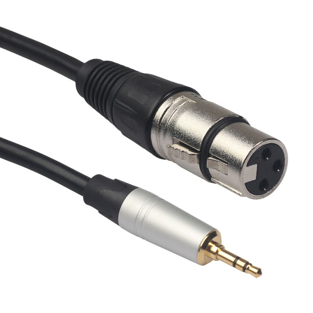 3.5 Mm TRS Male to 3-pin XLR Female Professional Microphone Cable