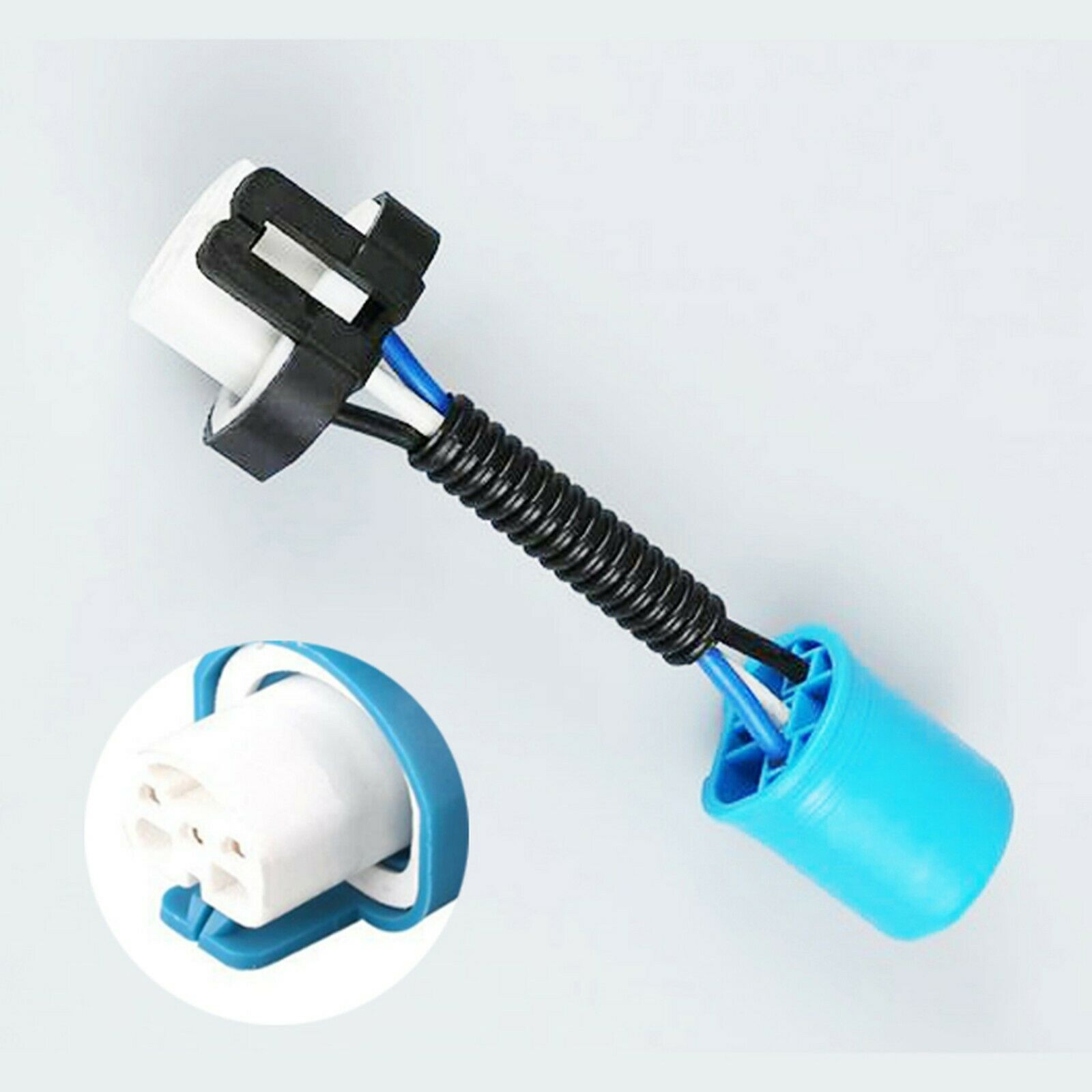 9004 9007 male to female HID led bulb socket base outlet replace plug connector