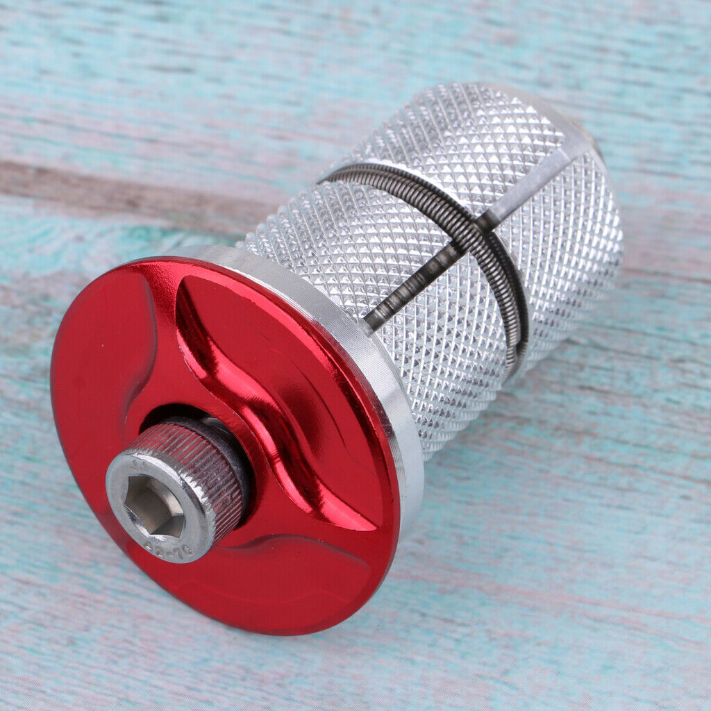 Bike Bicycle Headset Key Expander Compression Plug Star Nut Bolt 1-1/8 inch Red
