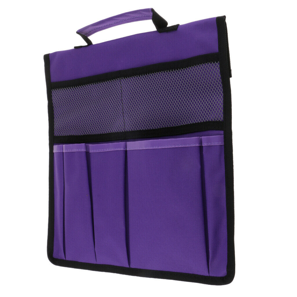 Garden Lawn Home Tool Storage Bag Pouch Tote for Kneeler with Handle Purple