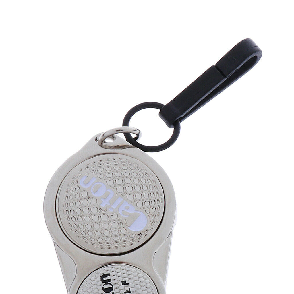 New Zinc Alloy Golf Pitch Mark Divot Repair Tool and Magnetic Ball Marker