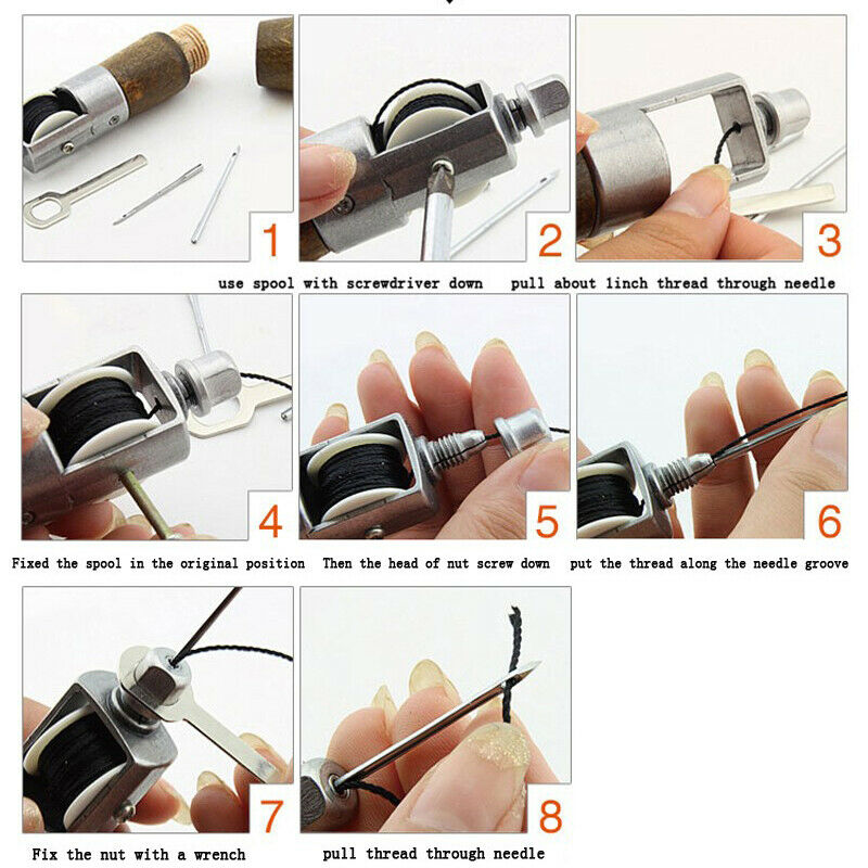 Leather Sewing Tool Hand Sewing Machine Stitching Belt Strips Shoemaker ToolBDA