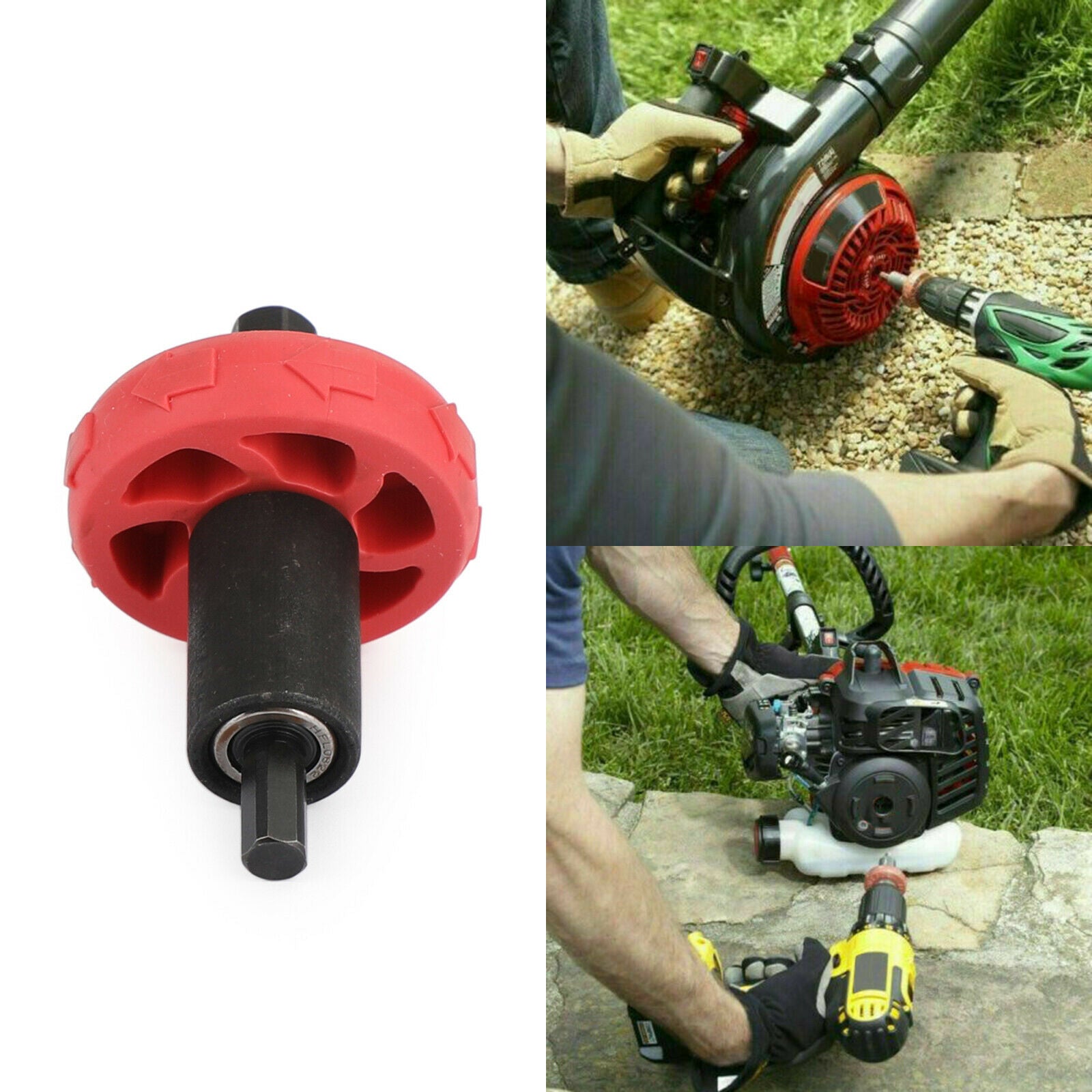 Jump Start Electric Engine Easy Starter Drill Bit Adapter for Troy-Bilt CA