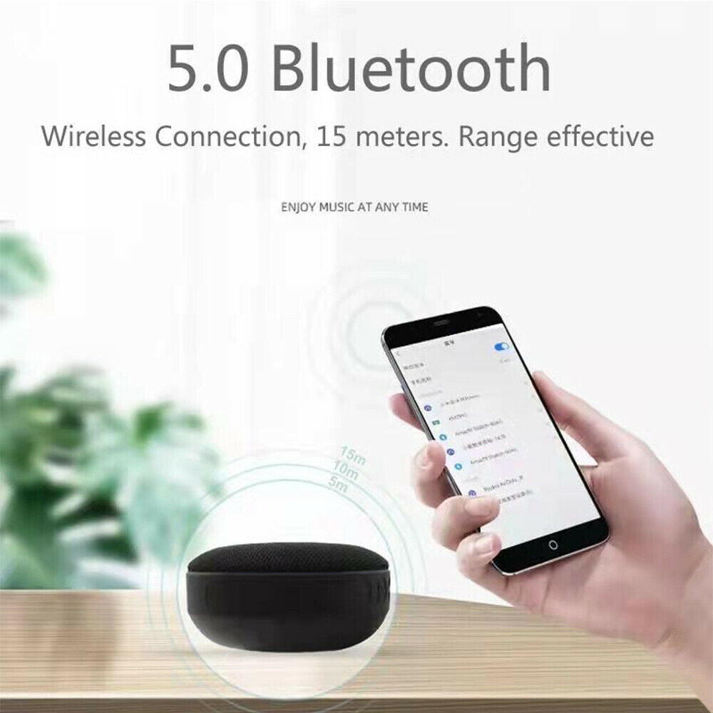 5w Digital Display Wireless Bicycle Bike Bluetooth Speaker Support Aux/TF W/Hook