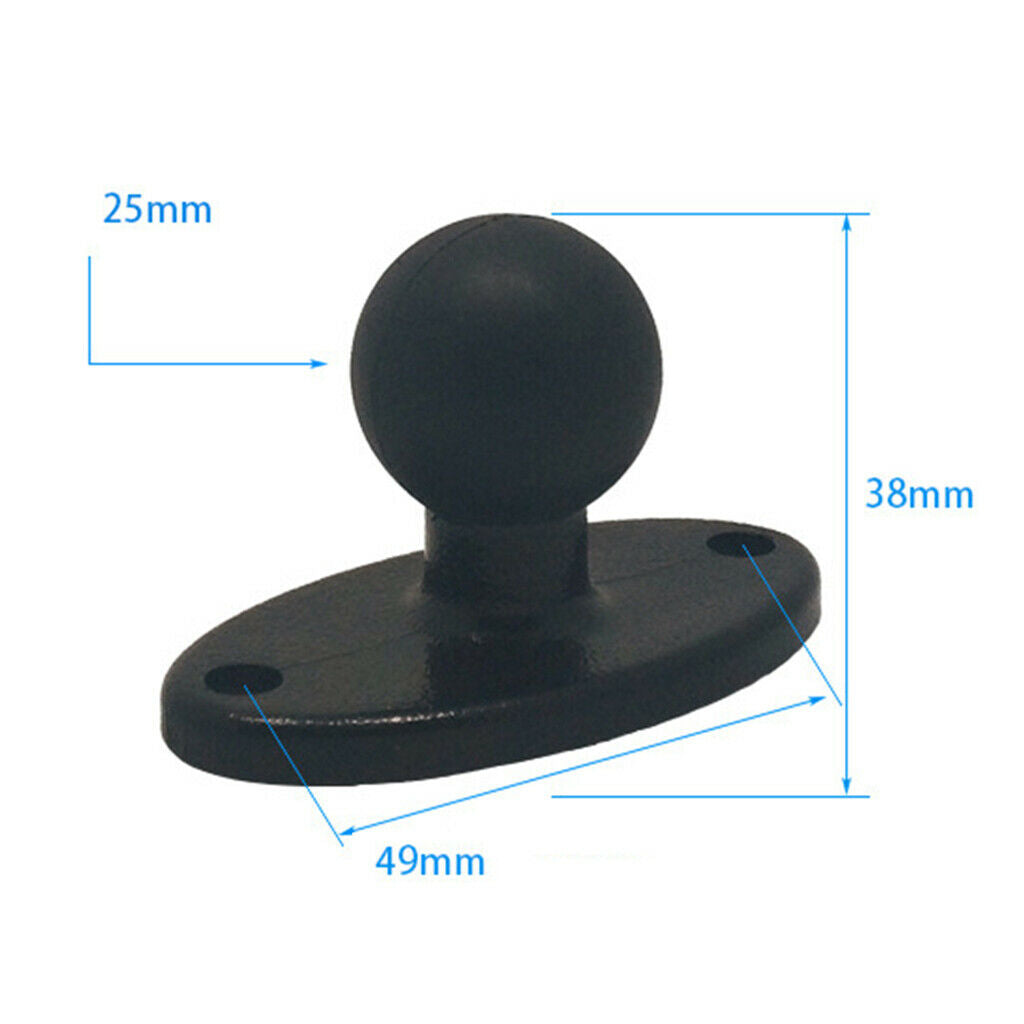 Composite / Plastic Round Base With 1" Ball