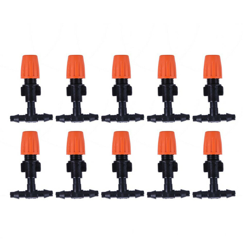 10Pcs DIY Micro Drip Irrigation Plant Self Watering Garden Hose Sprinkler Nozzle