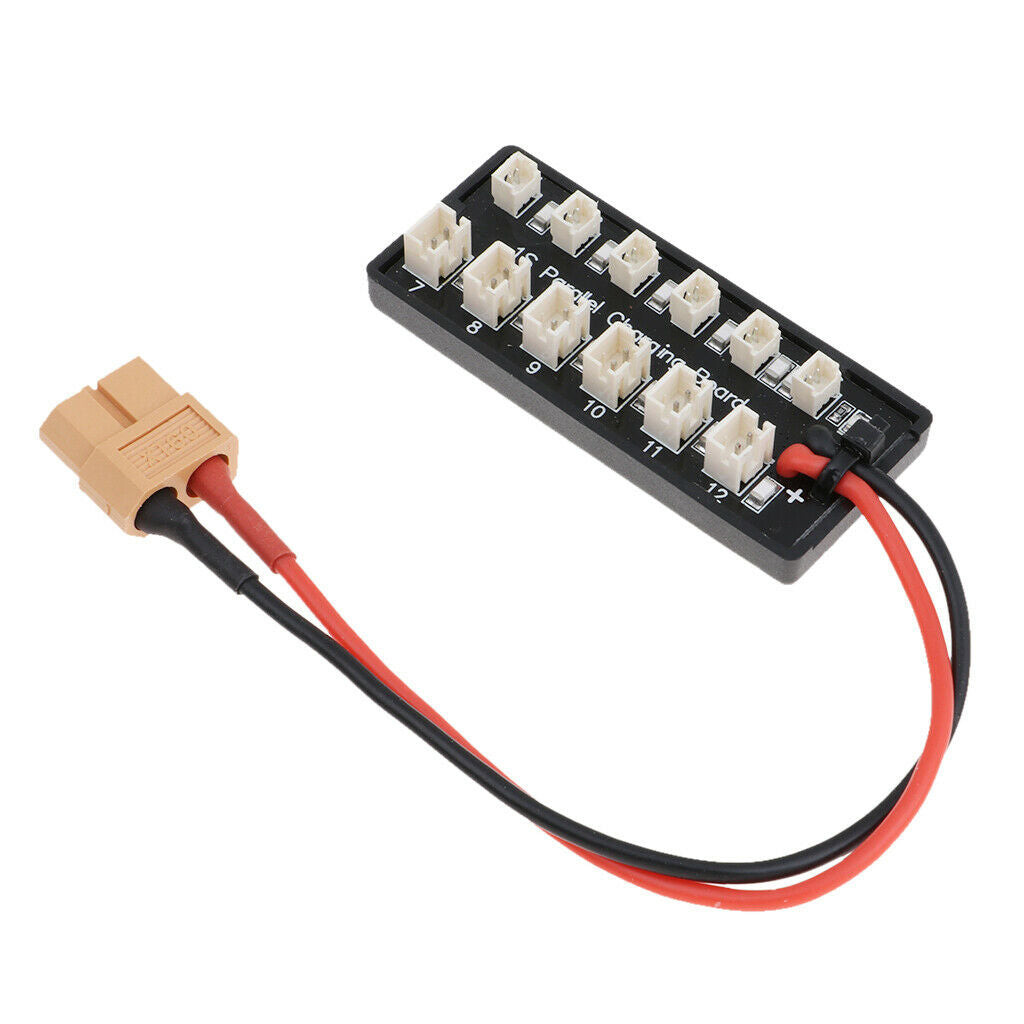 3.7V JST-PH 2.0 Parallel 1S Lipo Battery Balance Charging Board XT60 Adapter