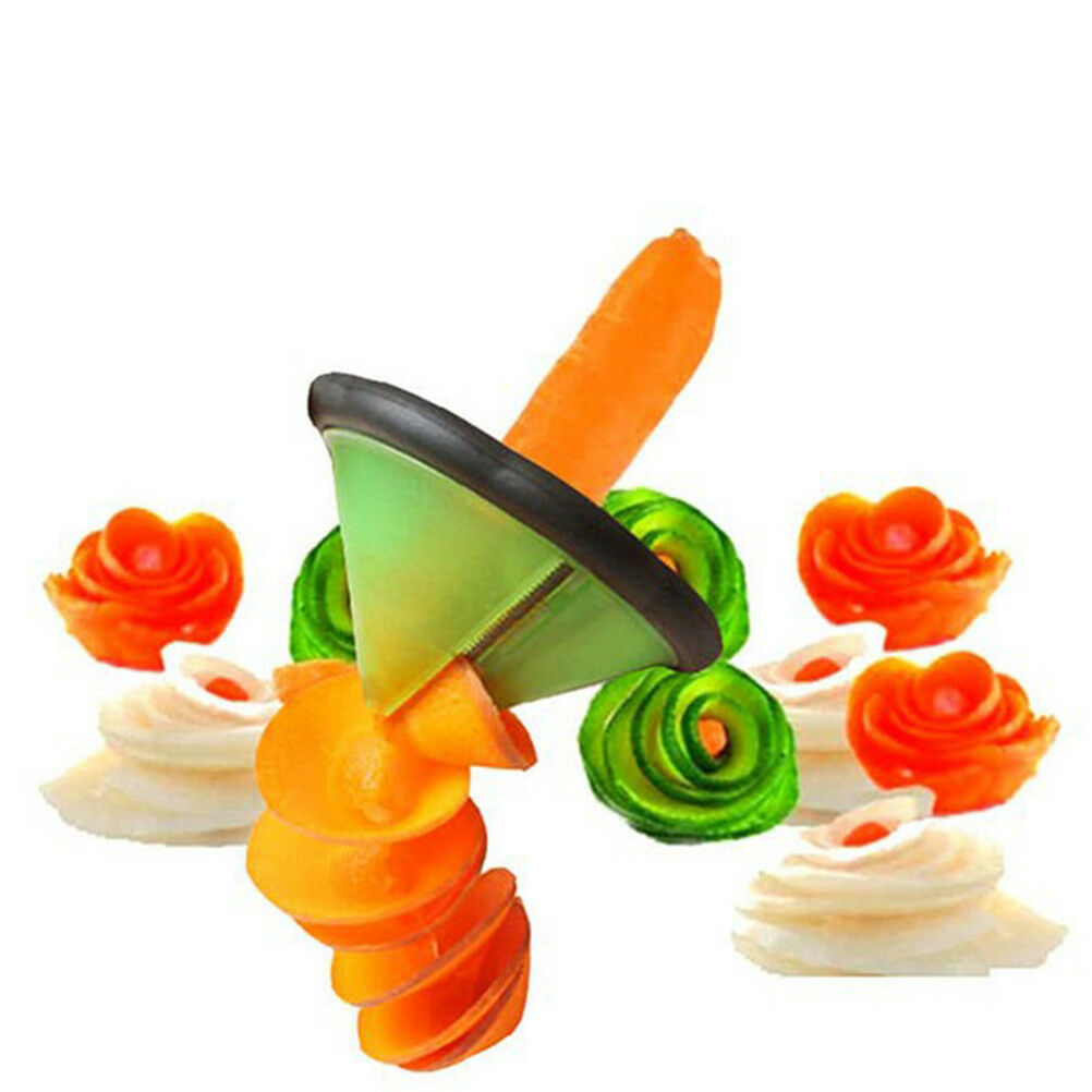 Vegetable Flower Spiral Slicer Fruit Funnel Spiralizer Sharper Kitchen ToolsBDA