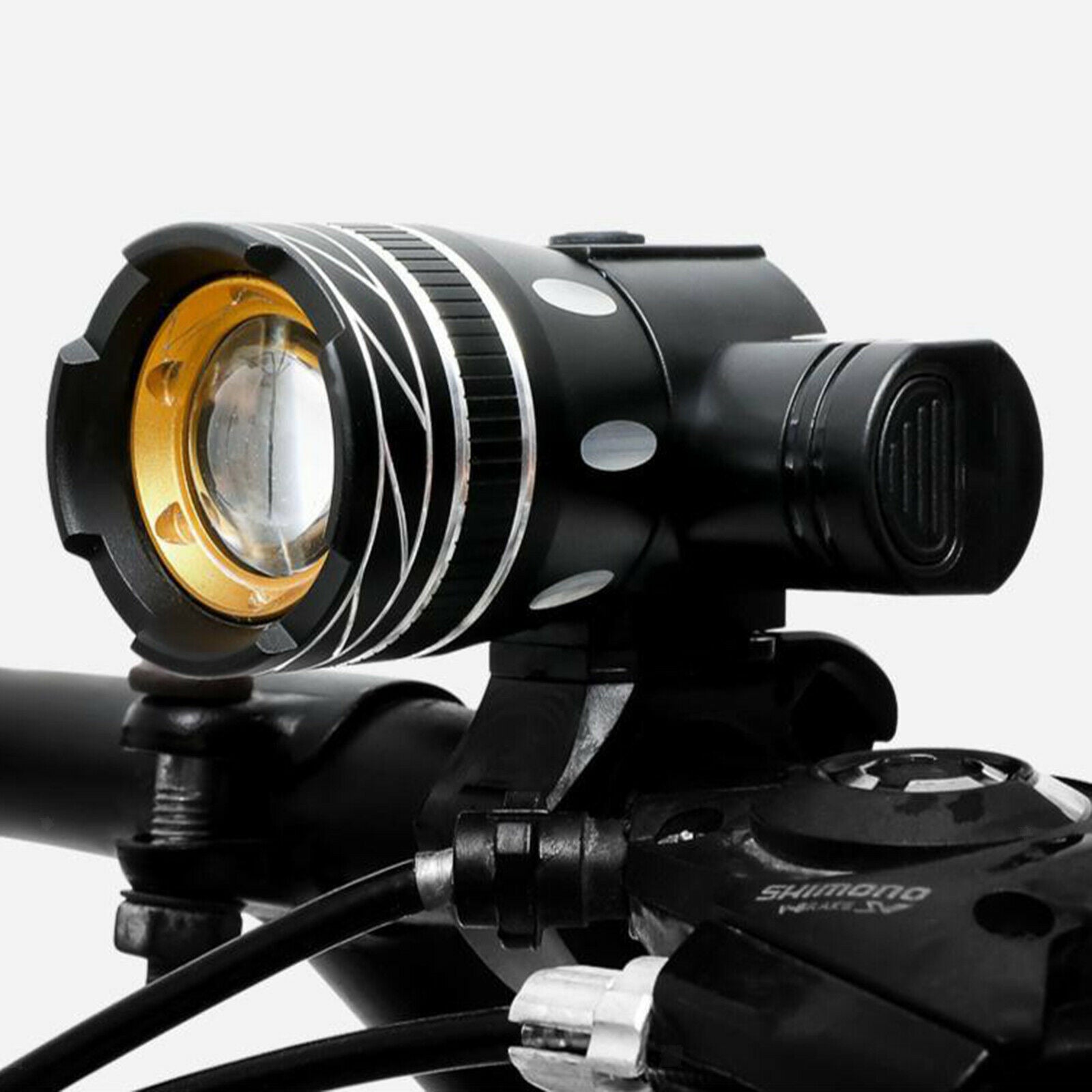 USB Rechargeable 150LM T6 LED Road  Bike Front Light Lamp Night Headlight