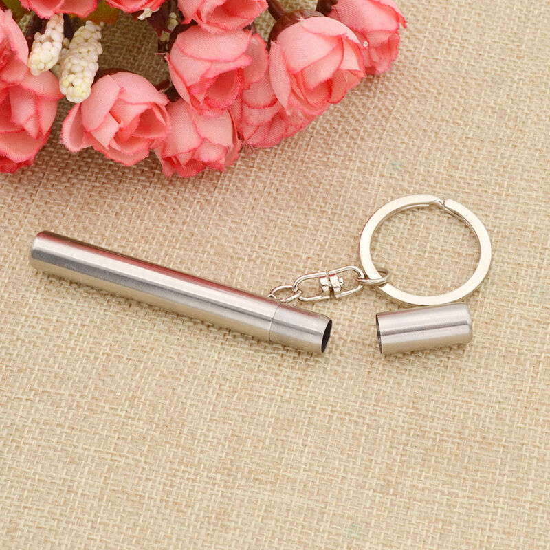 Waterproof Toothpick Holder Key Ring Portable Outdoor Travel Kit Keychain New