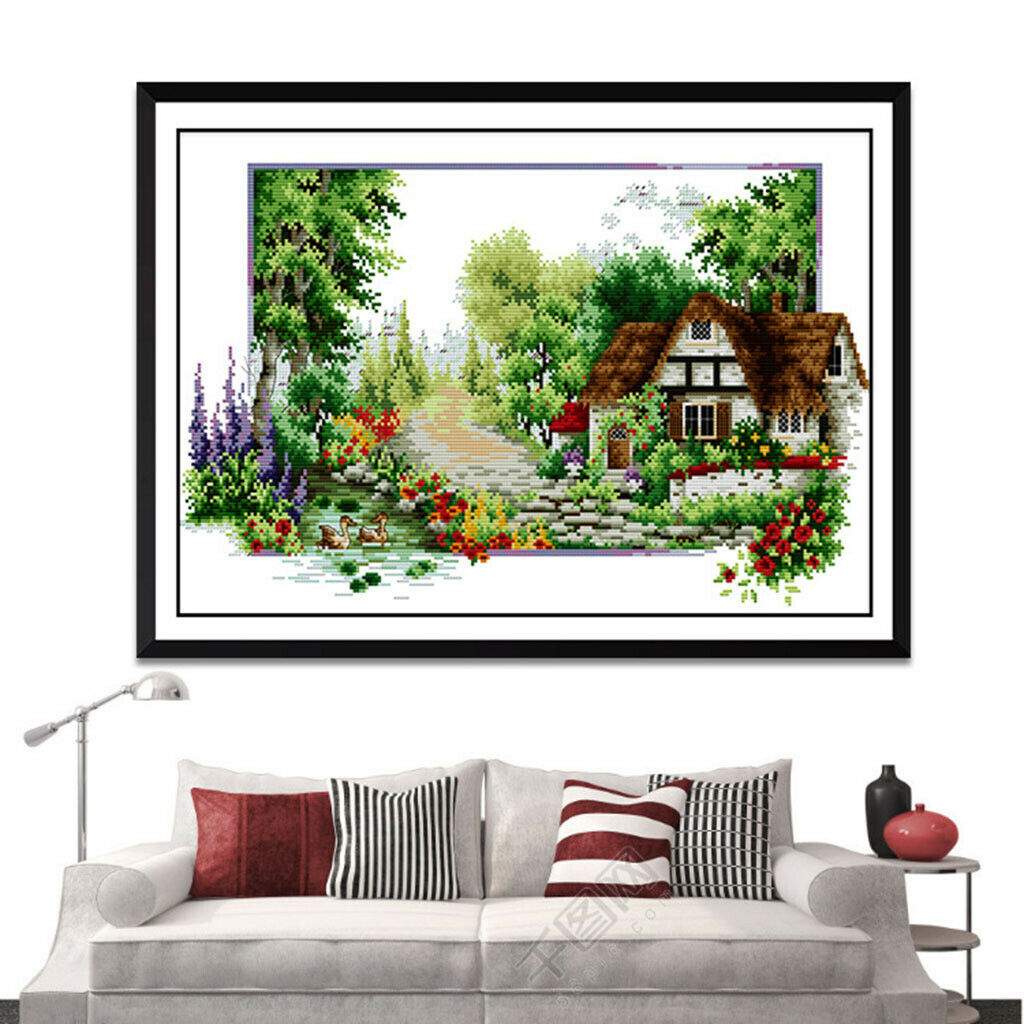 Cross stitch kit, cotton embroidery pictures, embroidery cross stitch kit,