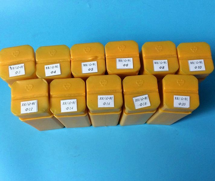 11Pcs Precision R8 Collet Set 3mm - 20mm Kit Drawbar Thread 7/16"-20 TPI[M1]