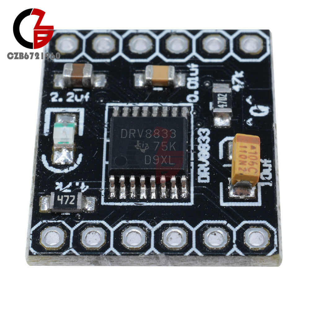 2PCS DRV8833 2 Channel DC Motor Driver Module Board 1.5A 3V-10V for Arduino