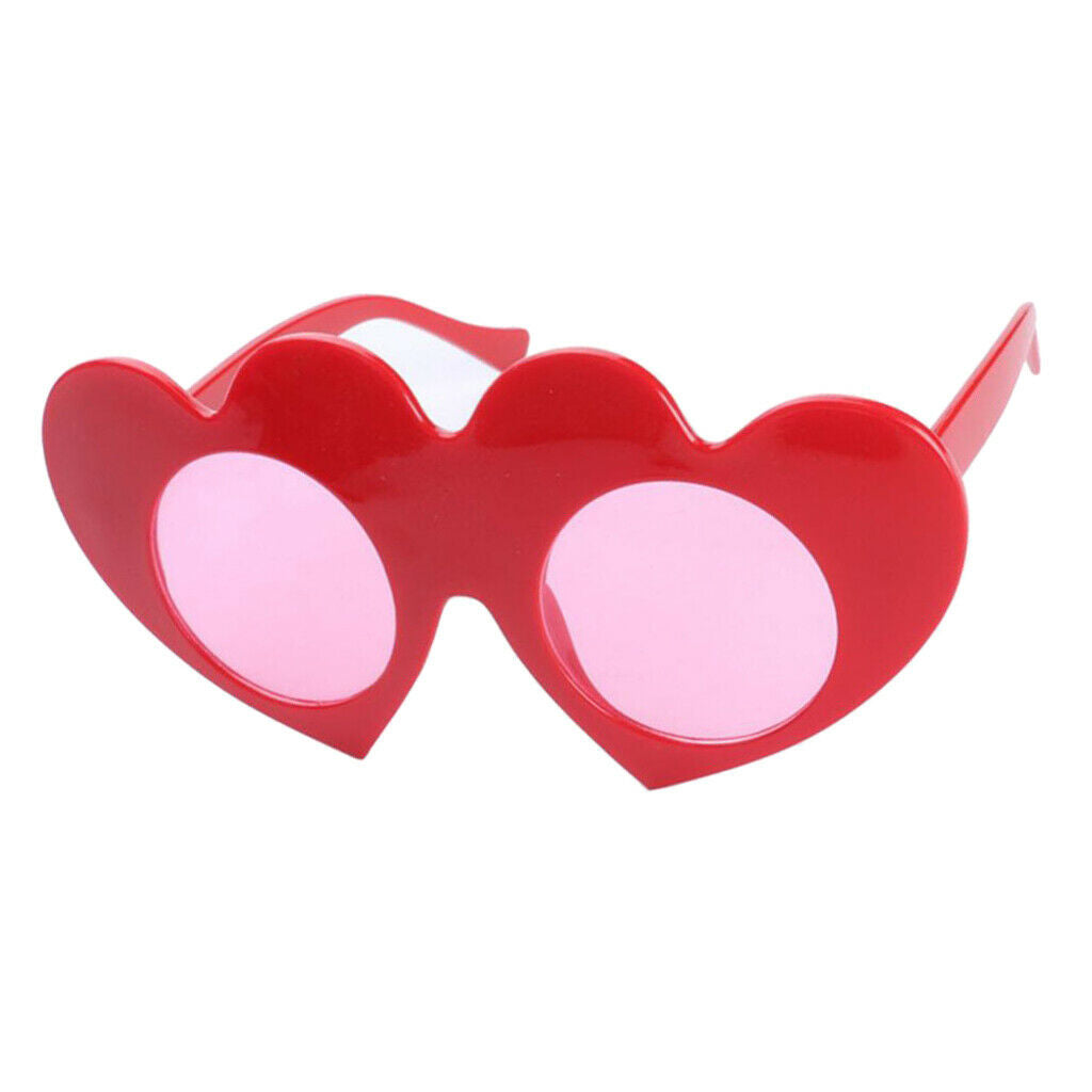 Romantic Heart Let it Snow Framed Plastic Glasses Woman Costume Accessories