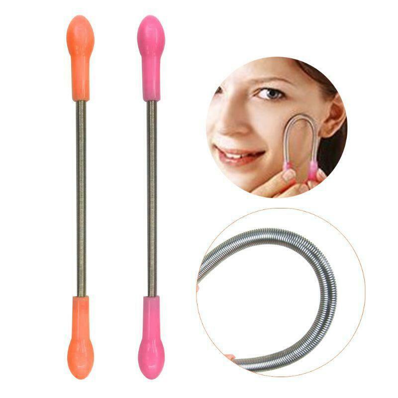 Spring Facial Hair Removal Face Beauty Epilator Smooth Bend Face Cleaning Device