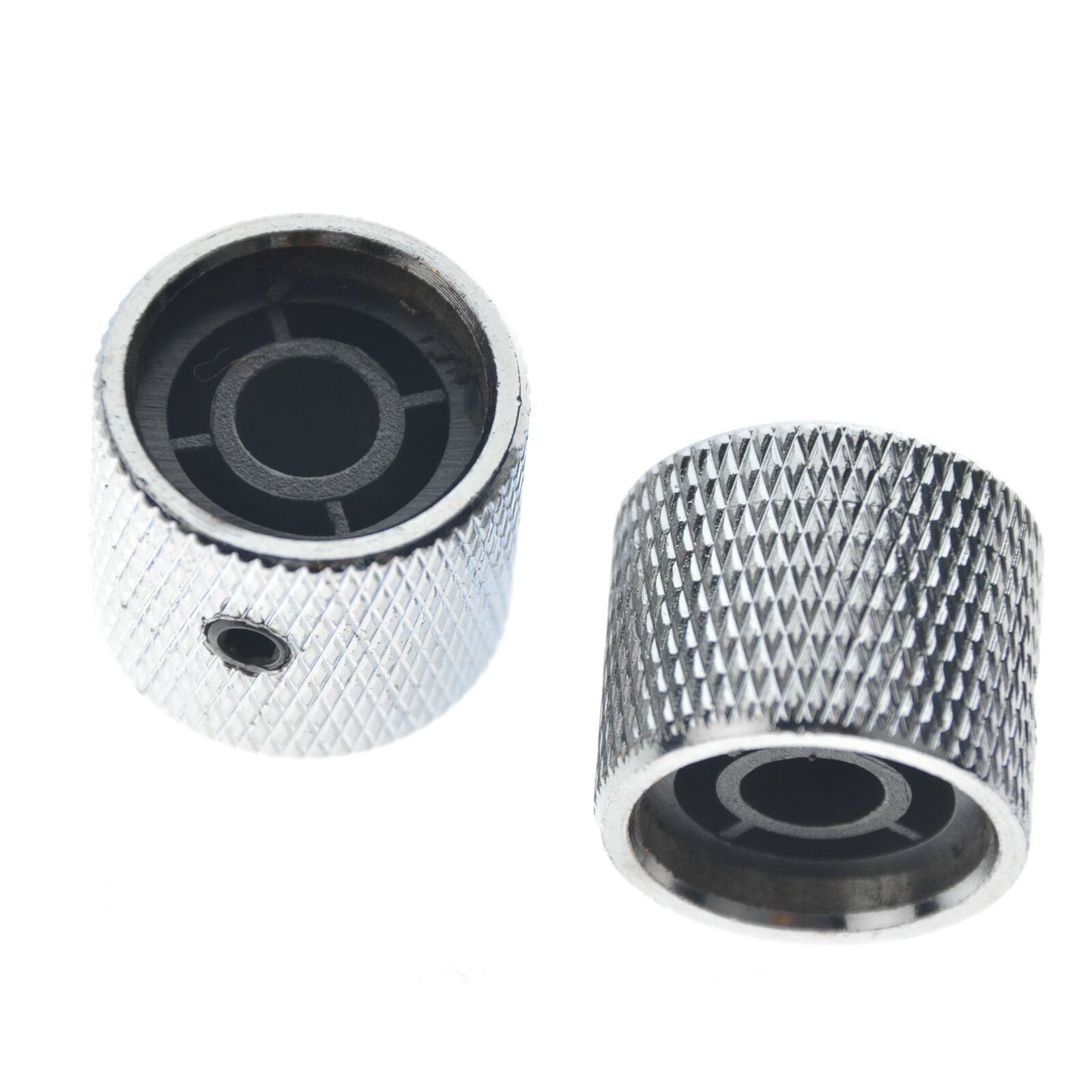 4pcs Metal Guitar Volume Tone Control Knob Dome Knobs Potentiometer Cap Set
