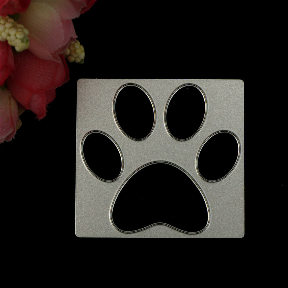 Dog Paw print Metal Cutting Dies For Stencil Emboss Scrap booking-Paper-Craft Rf