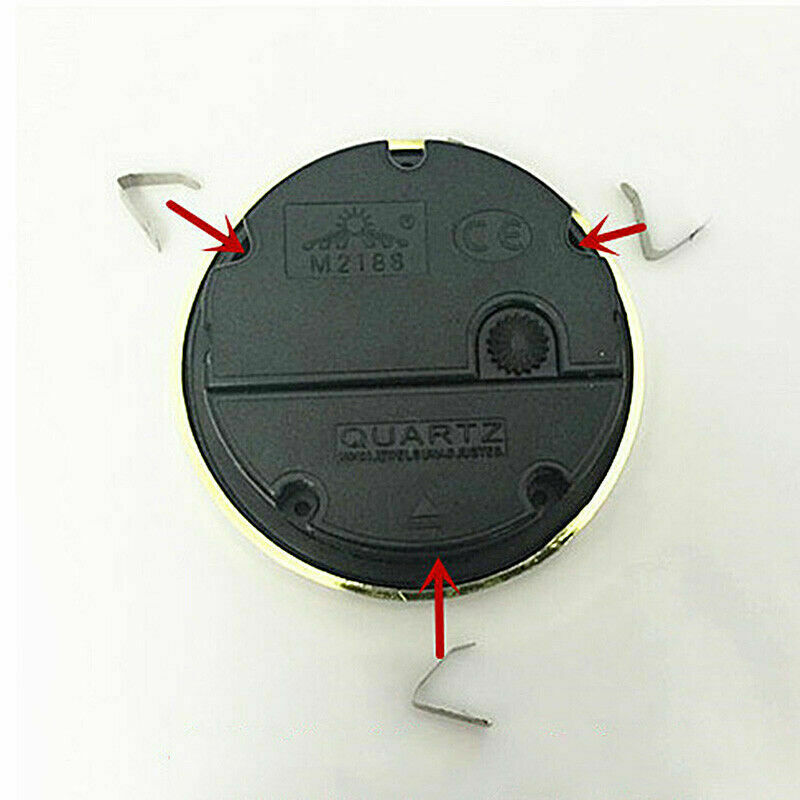 UK65mm Classic Clock Crafts Quartz Movement Round Clock Insert Roman Head X3G7