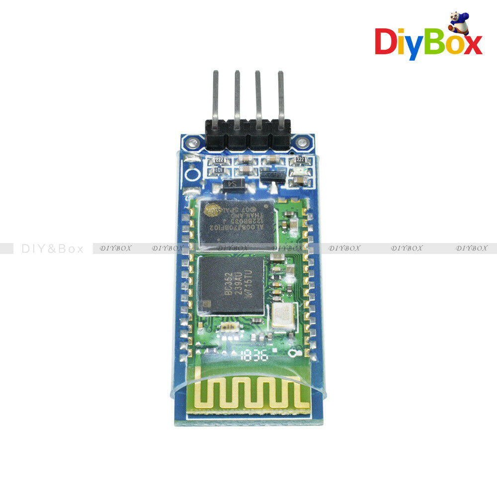 Wireless Serial Bluetooth RF Transceiver Module 4 Pin HC-06 RS232 With backplane