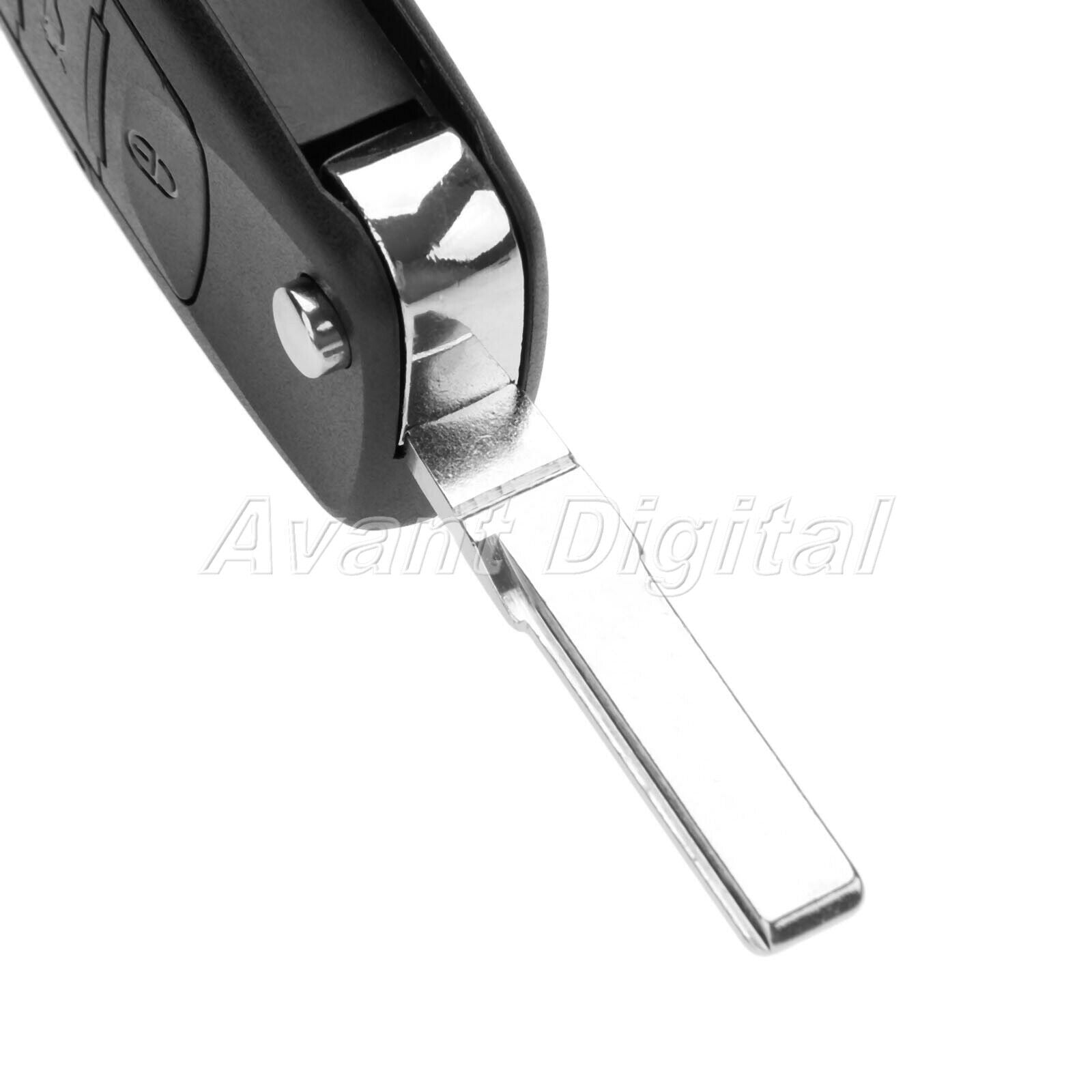 2Pcs Remote Key 3 Buttons 434MHz ID48 Chip 1J0959753DA Fit For 2003-2005  Bora