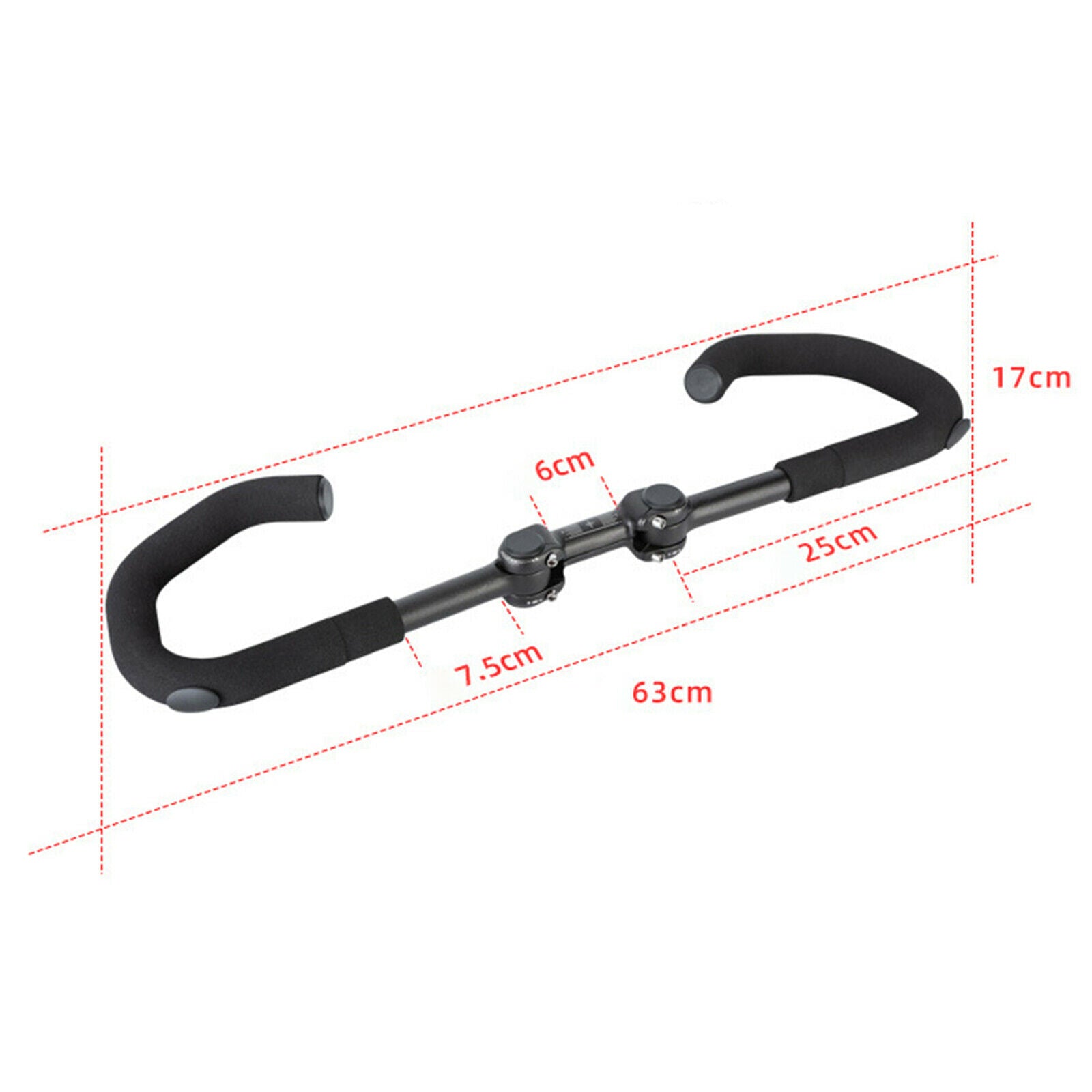Folding Mountain Bike Butterfly Handlebars Long Distance Cycling Rest Bar