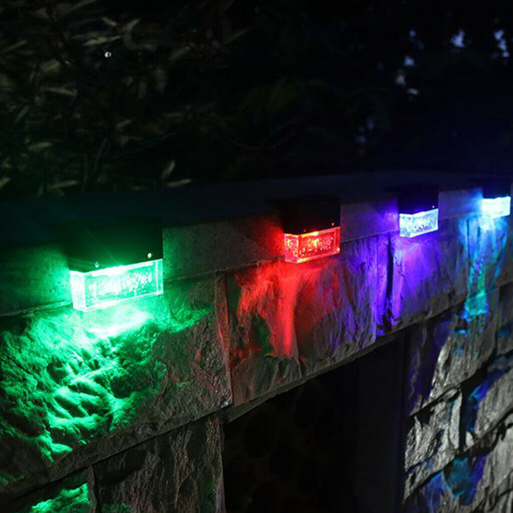 Solar Fence Deck Lights Wall Stairs LED Outdoor Garden Lamp Solar Stair Light
