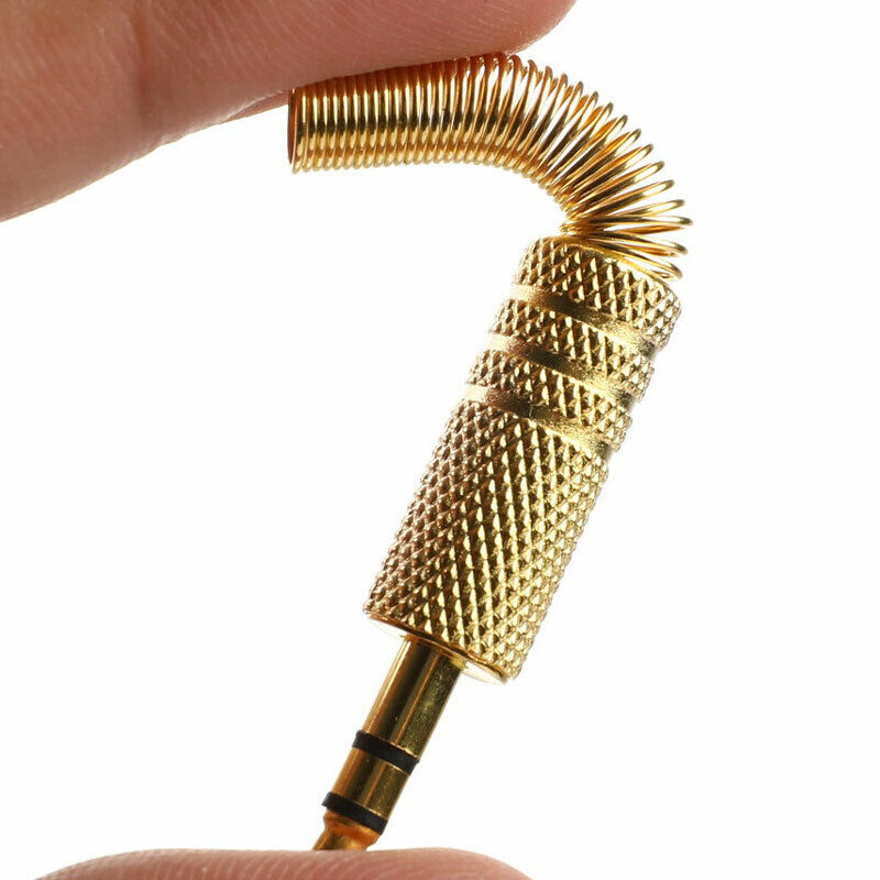 5pcs 3.5mm Stereo Audio Jack Plug Headphone Male Coax Cable Audio Connect.l8