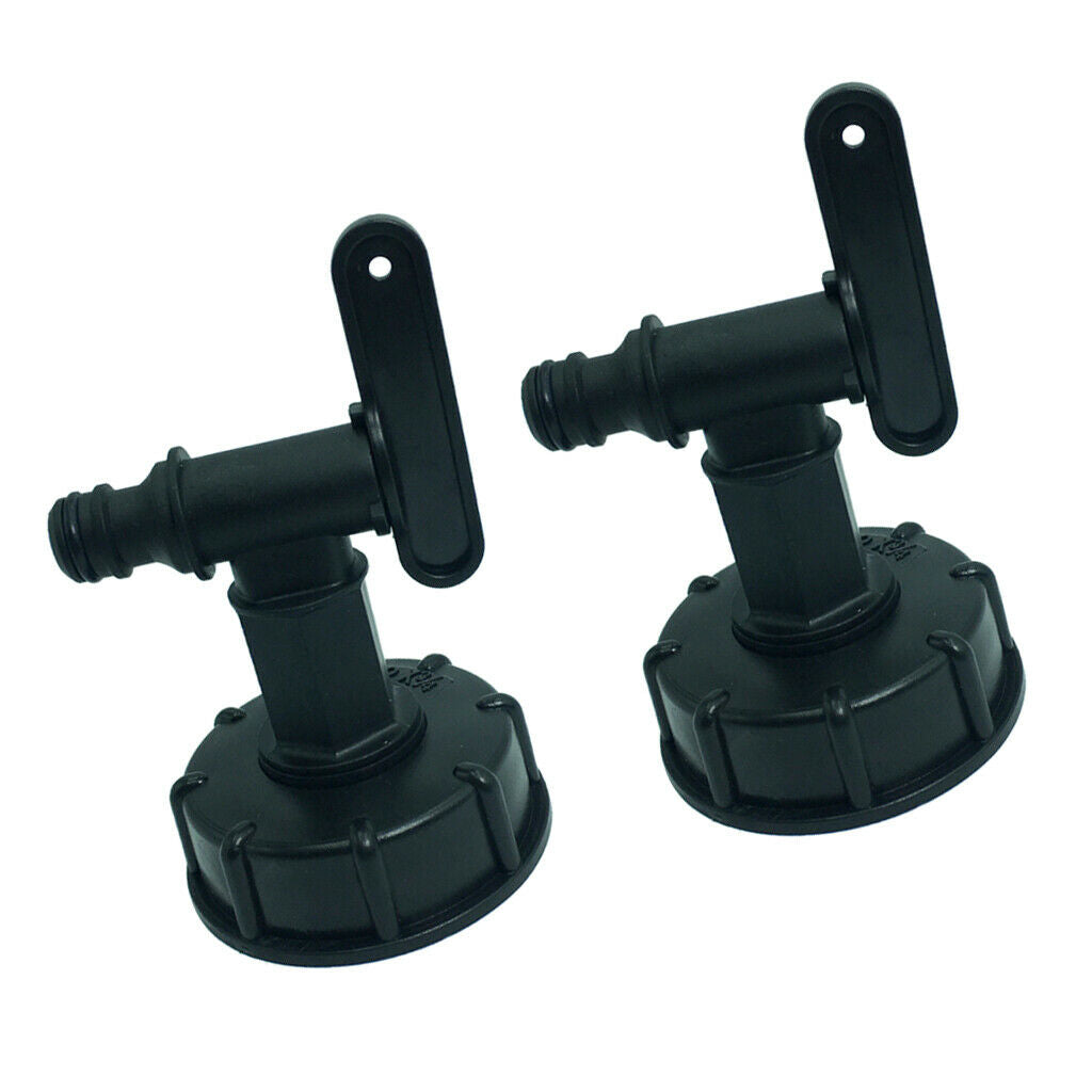 2x IBC Ton Barrel Adapter Water Tank Garden Watering Connector Fitting