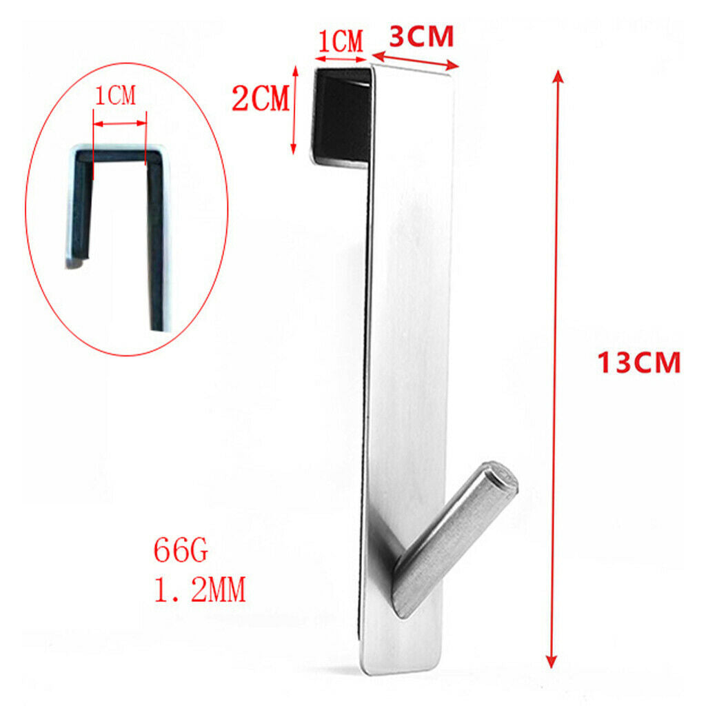 Door Hooks Hangers Over the Door Towel Hooks Extended Bat Rack Free Hanging