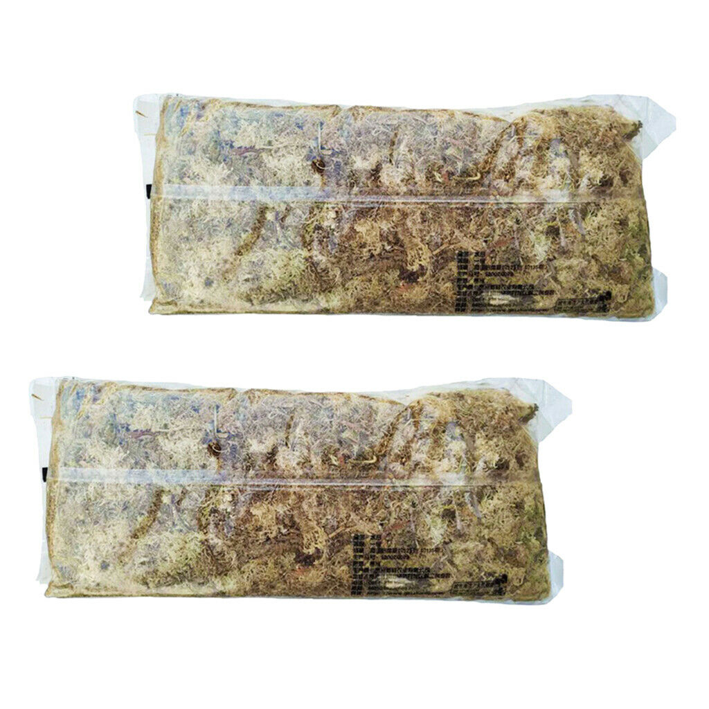 2 Bag Dry Terrarium Sphagnum Moss Succulents Garden Plant Care Fertilizers