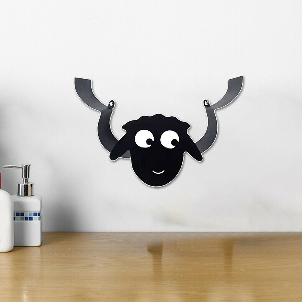 Toilet Tissue Holder Rack Wall Hanging Roll Paper Stand for Bathroom Decor