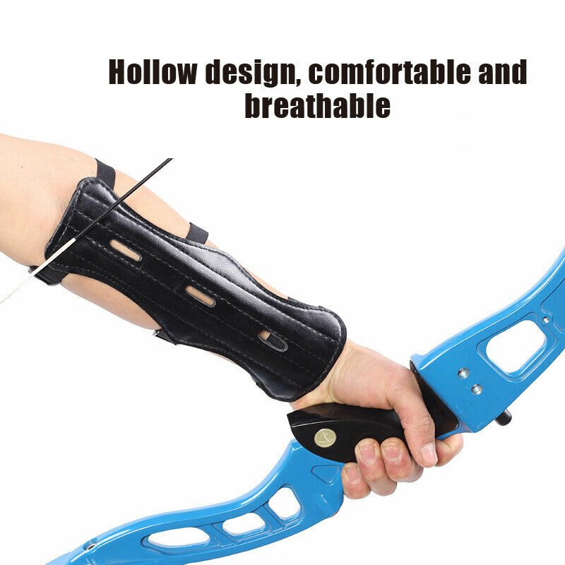 Arm Guard Hunting Traditional Leather Arm Restraint Protector Archery Accessory