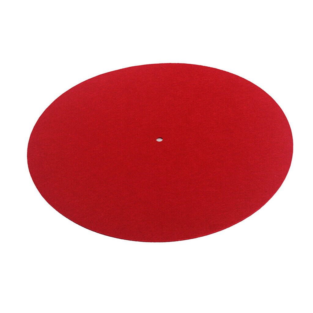 Turntable Phonograph Platter Slip Mat Felt Record Player Vibration Dampening
