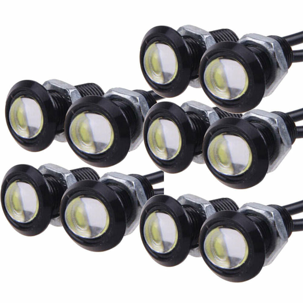 10PCS 9W LED Eagle Eye Light Car Fog Light Daytime Reverse Backup Parking Lamp