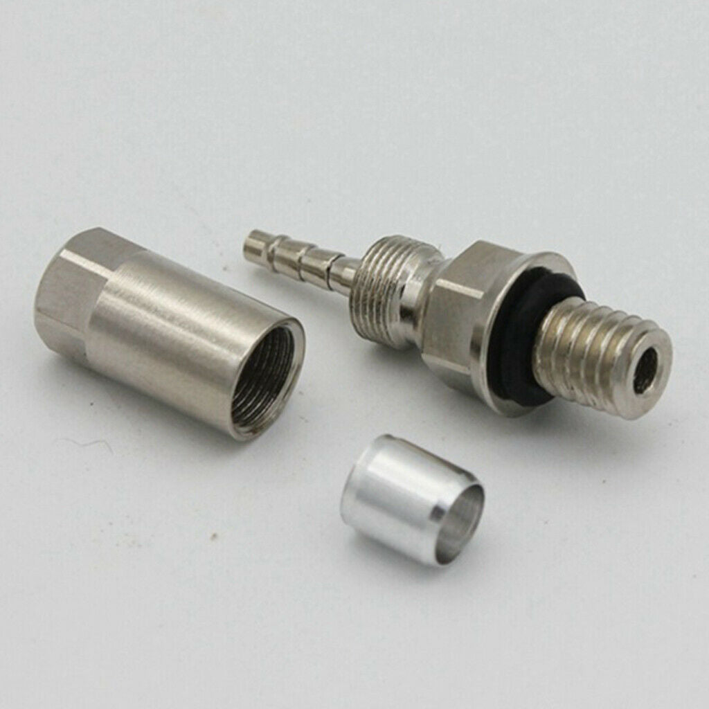 Bike Oil Hydraulic Disc Brake Hose  Pipe Connect Olive Insert Screw Part