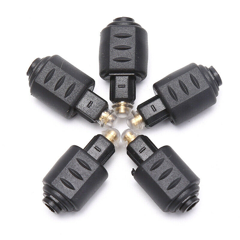 Mini Optical Audio Adapter 3.5MM Female Jack To Digital Male Plug for Amp.l8