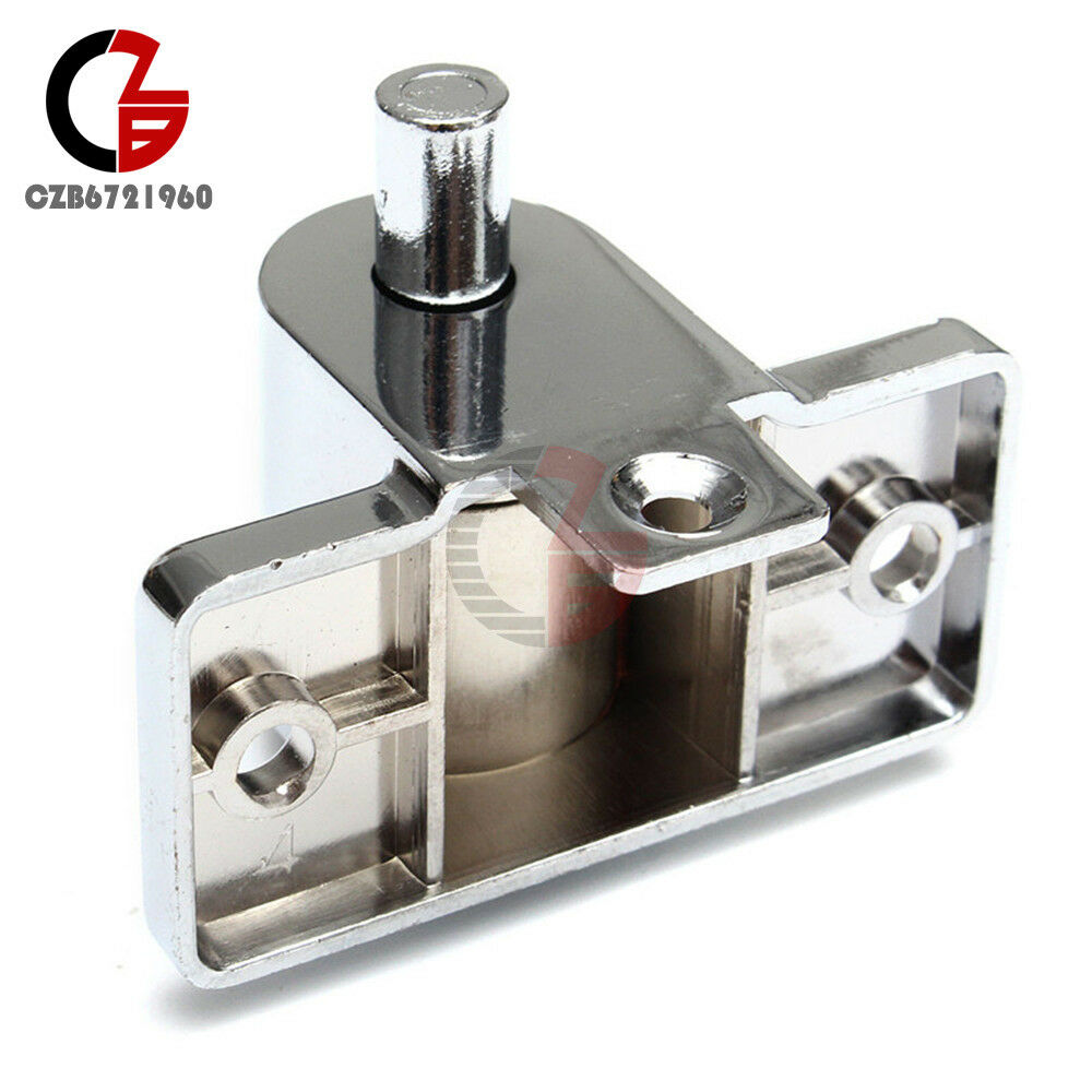 Door Window Bolt Catch Push Lock Aluminum Sliding Patio Sash Security Key Screw