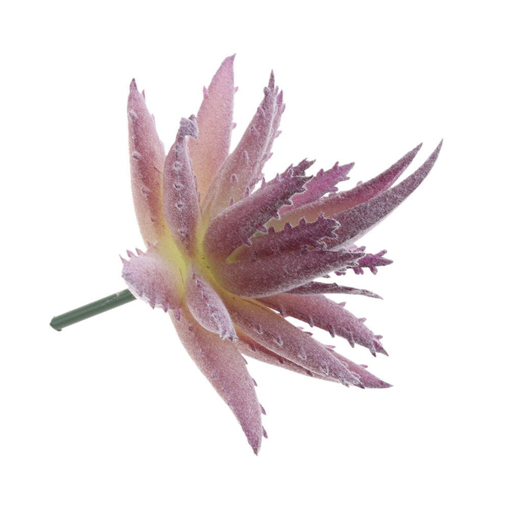 Lifelike Artificial Succulent Home Office DIY Unpotted Faux Foliage Plant #4