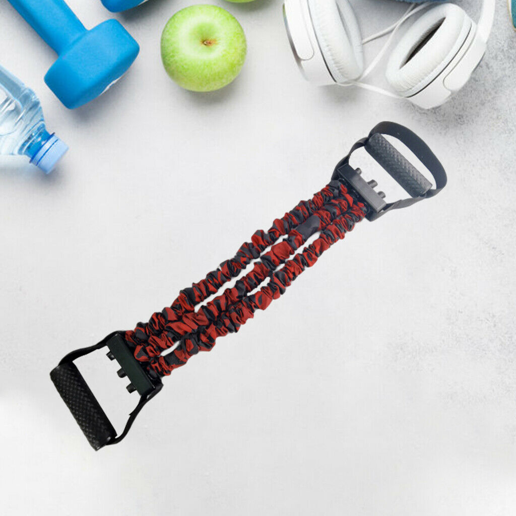 Chest Expander Resistance Bands Muscle Training Body Building 75lbs