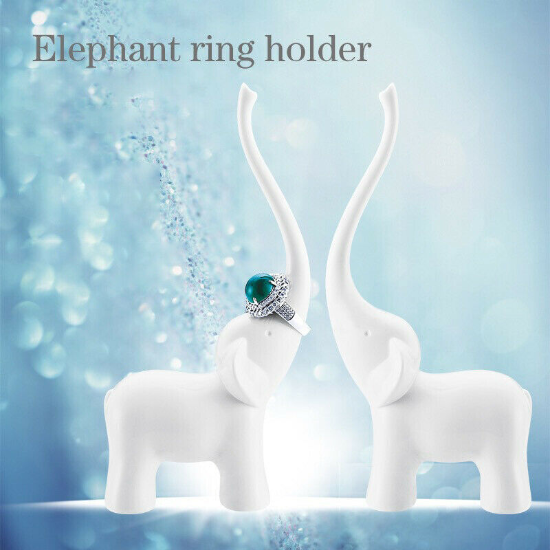 Display Stand Jewelry Elephant Storage Bag Melamine Stand Pendant DecoratioX7E9