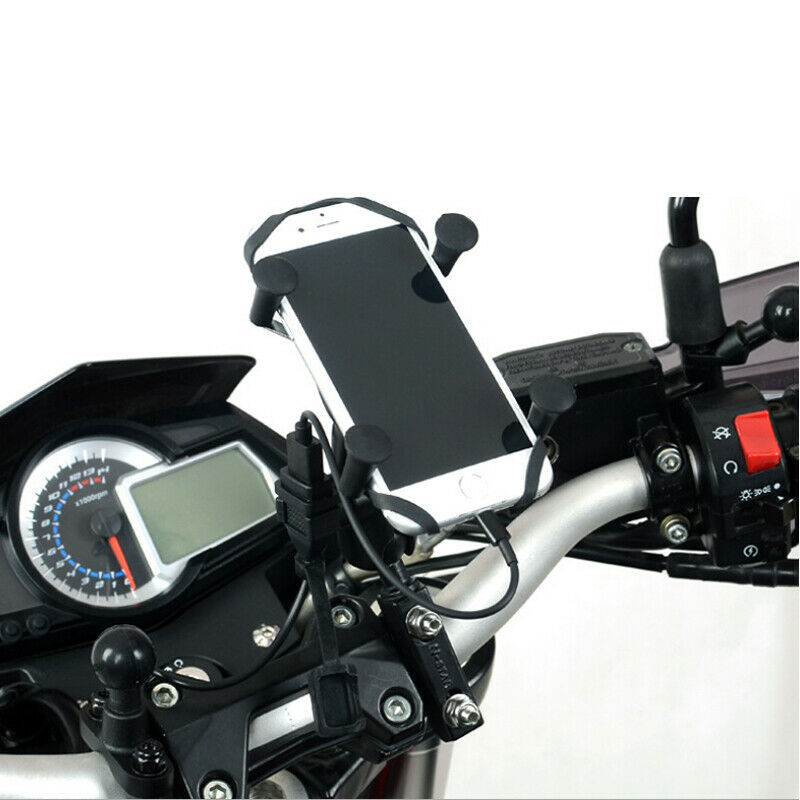Motorcycle Single USB Waterproof Charger Phone Charging Cable Accessories 5V3.4A
