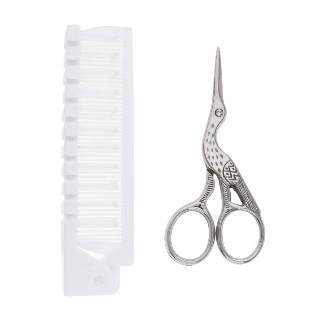 2pcs/set Professional Hair Styling Hair Comb Hair Cutting Scissors Tools Kit #1