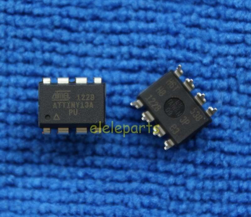 10pcs ATTINY13A-PU ATMEL ATTINY13A  DIP-8 CHIP IC
