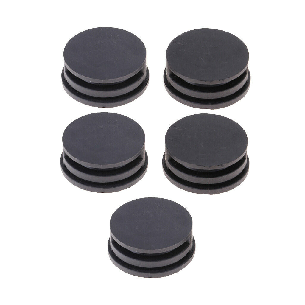 5pcs Surfboard Short/Long Board   Leash Leg Rope Repair Plugs (Black)