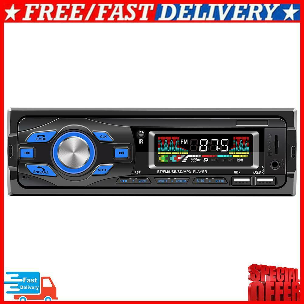 SWM-616 Car Stereo Bluetooth Built-in Mic USB AUX FM Radio+Steering Wheel Remote