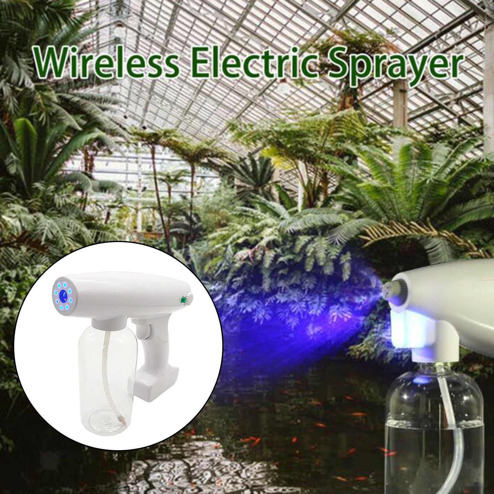 500ML Nano Steam  Light Sterilizer Nano Disinfent Spray for Home Car