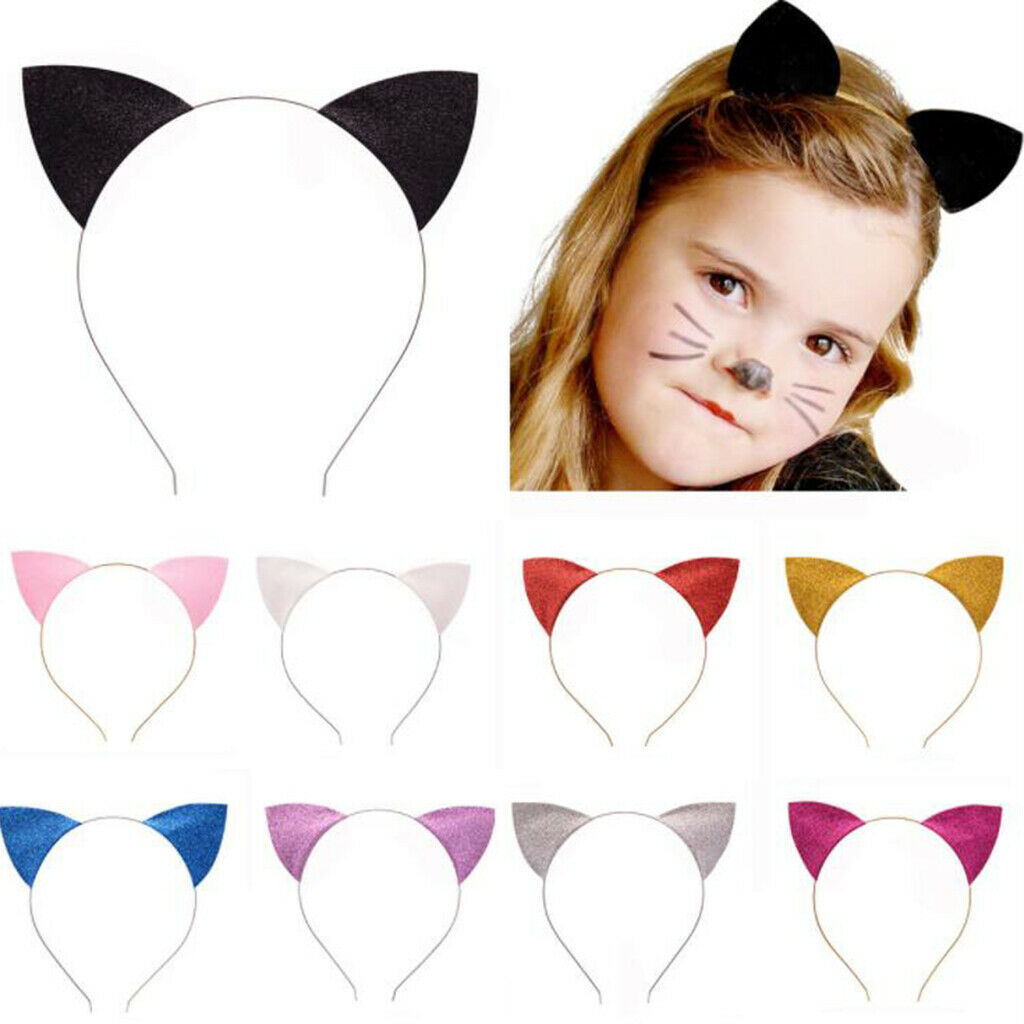 20 Packs Blank Headband Hair Band Frame Craft Hair Hoop DIY Cat Ear Headband