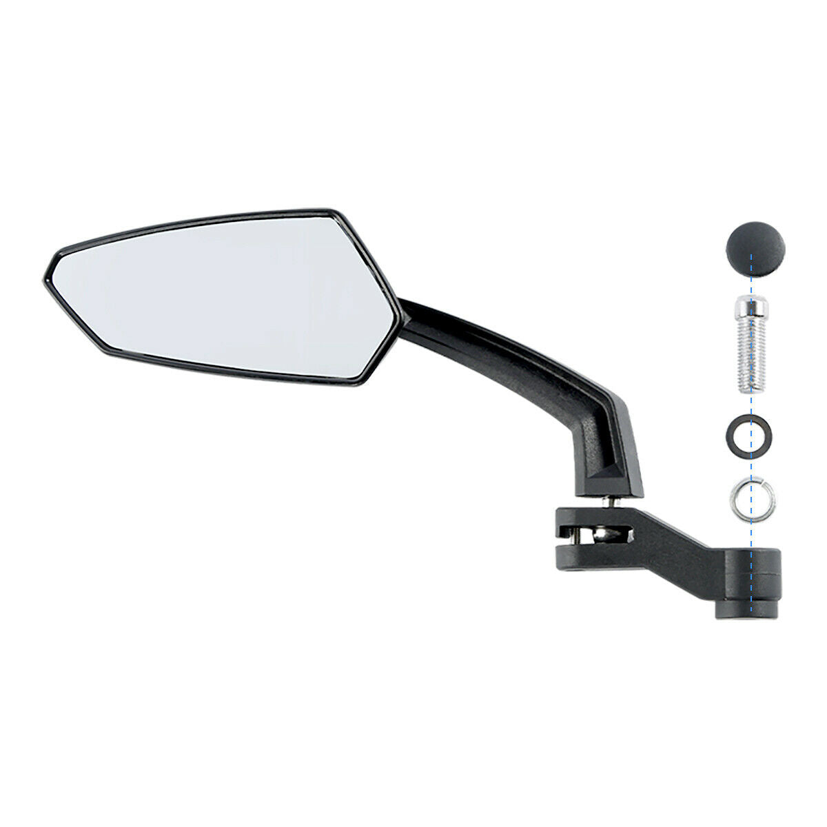10mm 8mm Rearview Mirror Fit For Cruiser Choppers Dirt Bike Scooter Touring