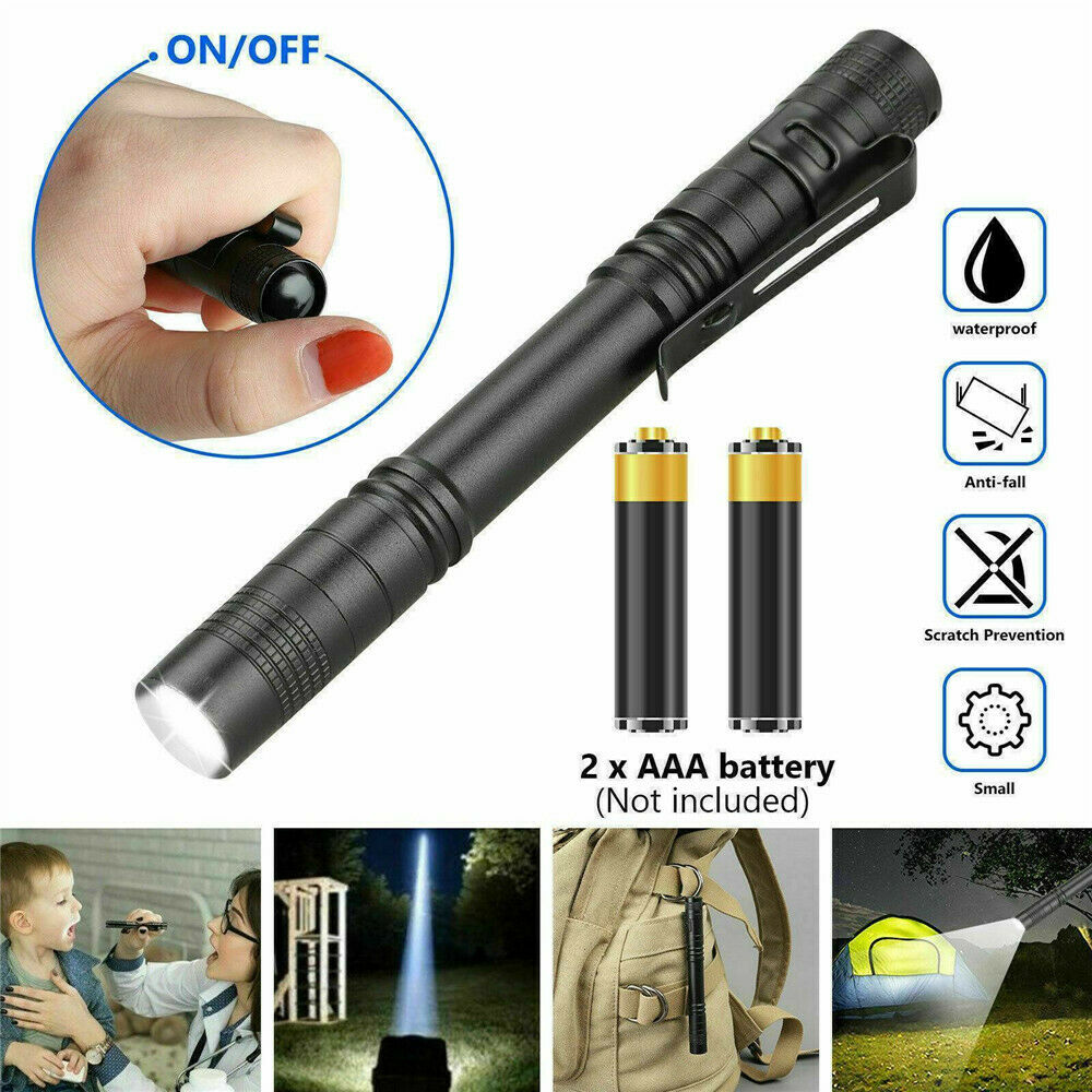 5000 Lumens Portable Hot Bright Led USB Rechargeable Pen Pocket Torch Lamps Hot